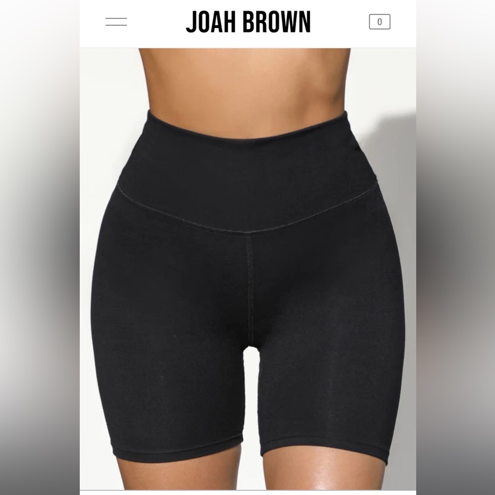 Joah brown biker shorts